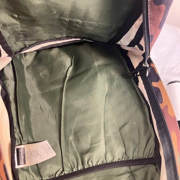 JanSport City Scout Backpack JS00T29A Camo Camouflage Book Bag Padded Straps - Picture 9 of 12